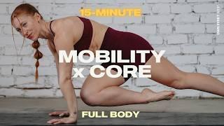 15 Min. Mobility x Core | No Repeats, No Equipment | DAY2 - OWN EVERY MOVE