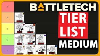 Medium Mech Tier List (BATTLETECH 3025)