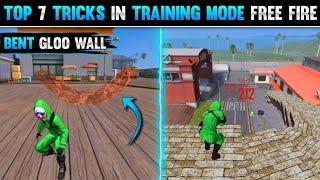 TOP 7 TRICKS IN TRAINING MODE FREE FIRE | NEW SECRET TRICKS IN TRAINING MODE IN FREE FIRE