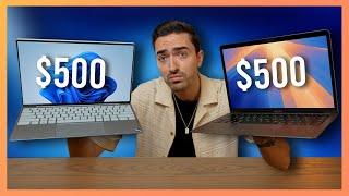 $500 Mac vs PC laptop challenge!