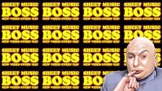 Sheet Music Boss theme played 1 BILLION times