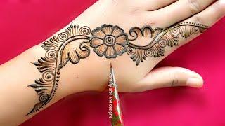 Very beautiful back hand jewellery mehndi design | Back hand mehndi design | mehndi design | mehndi