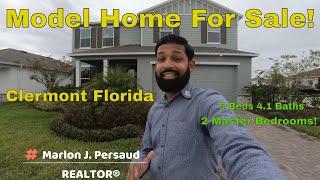 Model Home For Sale in Clermont Florida with 2 Master Bedrooms! | 5 Beds 4 Baths | Asking $430,000
