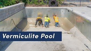 Vermiculite Concrete Pool Process | AquaSpa Pools | Toronto