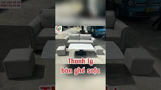 Bộ bàn sofa Thanh Lý - THẾ GIỚI ĐỒ CŨ ĐÀ NẴNG - 0983.33.44.99