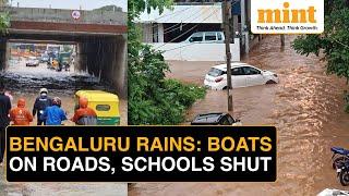 Bengaluru Rains: Heavy Downpour Floods Large Parts of North Bengaluru, Disrupts Airport Operations