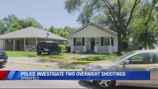 Springfield neighbors react to two overnight shootings