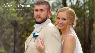 Allie + Colton | Wedding Highlights | The Red Shed