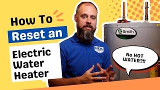 No Hot Water? Easily Reset Your Electric Water Heater