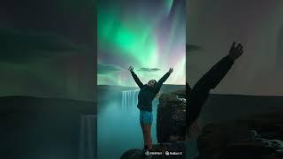 "Her Beauty. The Aurora. Just… a Beautiful World." #shortsvideo #ai#views
