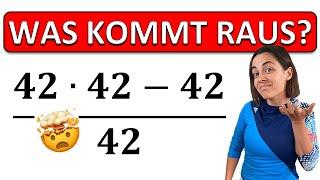  MATHEAUFGABE für NERDS | Bruchrechnung mit meiner Lieblingszahl 42!