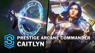 Prestige Arcane Commander Caitlyn Skin Spotlight - Pre-Release - PBE Preview - League of Legends