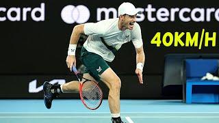 Sir Andy Murray: 25 Impossible Sprints That Shocked The Tennis World (INSANE SPEED)