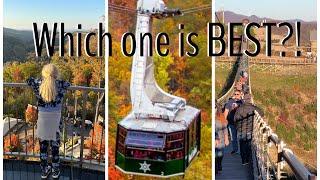 Anakeesta vs. Ober Gatlinburg vs. Skylift Park | Which one is BEST?!