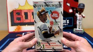 NEW RELEASE! 2024 PANINI BOYS OF SUMMER HOBBY BOX OPENING! 3 AUTOS!