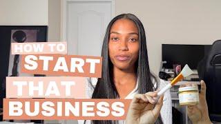 Business Talks - 10 STEPS TO STARTING THAT SKINCARE BUSINESS