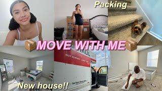 MOVE WITH ME  packing, shopping, moving day and more!!