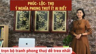 Bộ tranh Phúc Lộc Thọ ý nghĩa nhất
