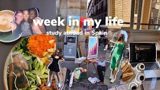 college week in my life studying abroad in Madrid  (as a premed @ Carleton College)