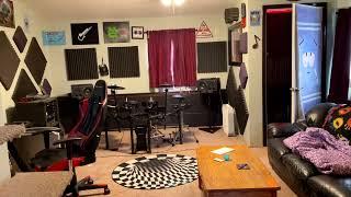 Inside My Personal Music Studio – Roland Drums, Ibanez Guitars & More! 