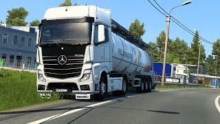 Киркинесский карьер. Рейс из Норвегии в России по Дороге Дураков | Promods Truckers MP