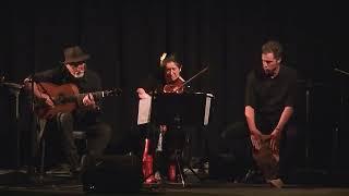 Roma by Vicente Amigo performed by Steve Mullins (guitar) Sandra Wong (violin) & Whit Sibley (cajon)