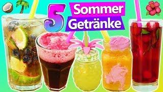 5 leckere Sommergetränke zum selber machen (ohne Alkohol) Icetea Smoothie Limonade Cocktail Slushy