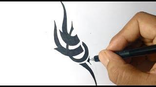 how to draw tattoo designs for beginners | nice tattoo drawings on paper