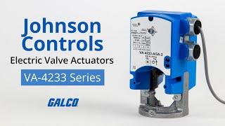 Johnson Controls VA-4233 Series Electric Valve Actuators