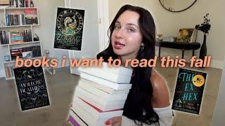 FALL TBR ⋆౨ৎ˚⟡’˖^  spooky, spicy, fantasy, romance, atmospheric.. books I want to read