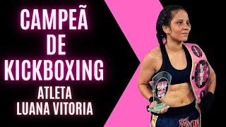 Disputa de Cinturão Feminina de kickboxing (53kg) - Luana Vitoria VS Emilly