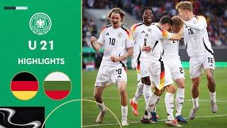 U 21 sichert sich EM-Ticket! | Deutschland - Bulgarien 2:1 | Highlights | U 21 EURO Quali