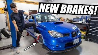 Upgrading Brakes on the WRX!