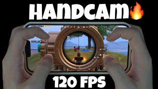 Power of 120 FPS ?! HANDCAM 5 Finger + Full Gyro ️ iPhone 13 Pro Max | PUBG MOBILE/BGMI