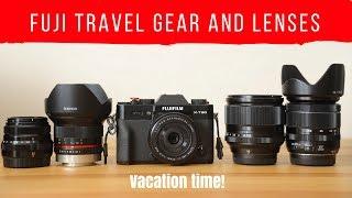 Fuji Travel Gear and Lenses!  Vacation with Camera time!