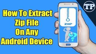 How To Open Zip/Rar Files On Android || FH TecH Pro