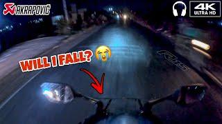 Can My R15 V3 Survive Speed Breakers? | Night Ride with Akrapovic Exhaust  #r15v3 #akrapovic