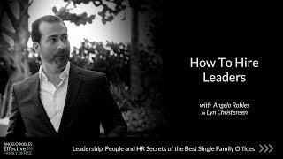 How To Hire Leaders