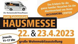 Hausmesse im Wohnmobil Center | 22 - 23.04.2023 in Erkelenz auf über 10.000m2 | Kinderunterhaltung