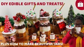 DIY Edible Gift Ideas | Home Made Hot Chocolate | Mason Jar Gifts