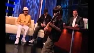 Young Kid  plays SAMBA PATI while Carlos Santana is watching  -  LUCCIANO PIZZICHINI