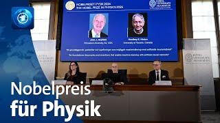 KI-Grundlagenforschung: Physik-Nobelpreis für Hopfield und Hinton