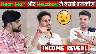 Neuzboy And Neon Man Reveal YouTube Income। The Samrat Show podcast। Neuzboy Youtube Income