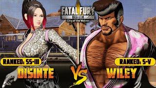 Fatal Fury: CotW  DISINTE (Mai) Vs WILEY (Marco)FATAL FURY CotW High Level Gameplay!