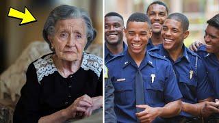 The police were laughing at an elderly woman. When they found out who her son was, they regretted it