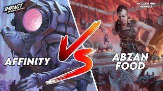 Affinity (Nick) VS Abzan Food (Mike) [PAPER] | Modern FNM at Impact Gaming Center