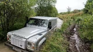 4x4 Wales Strata Florida green laning with the Land Rovers