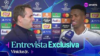 VINÍCIUS JR: “ES MI PRIMER HAT-TRICK EN LA CHAMPIONS LEAGUE” | REAL MADRID 5-2 BVB | ENTREVISTA