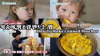 (EBS 왔다! 내 손주에 나왔던) 지아 노아 할머니의 복숭아 병조림 만드는 법! | How To Make Canned Peaches