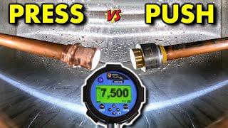 ProPress vs Push Fittings | Pressure Test